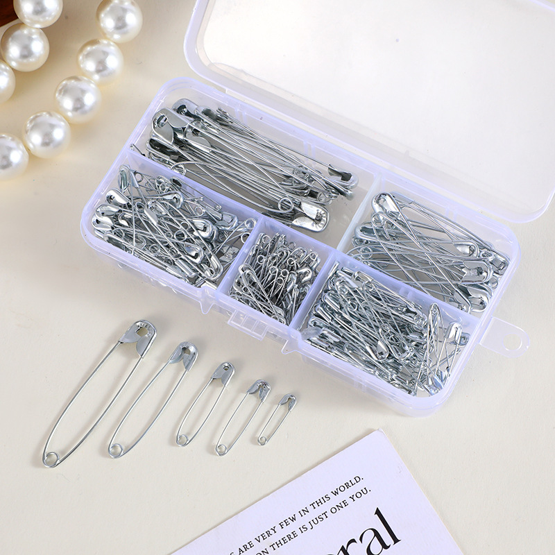 Silver Safety Pins Kit With St - Craft Embellishment Storage ulasan dan harga
