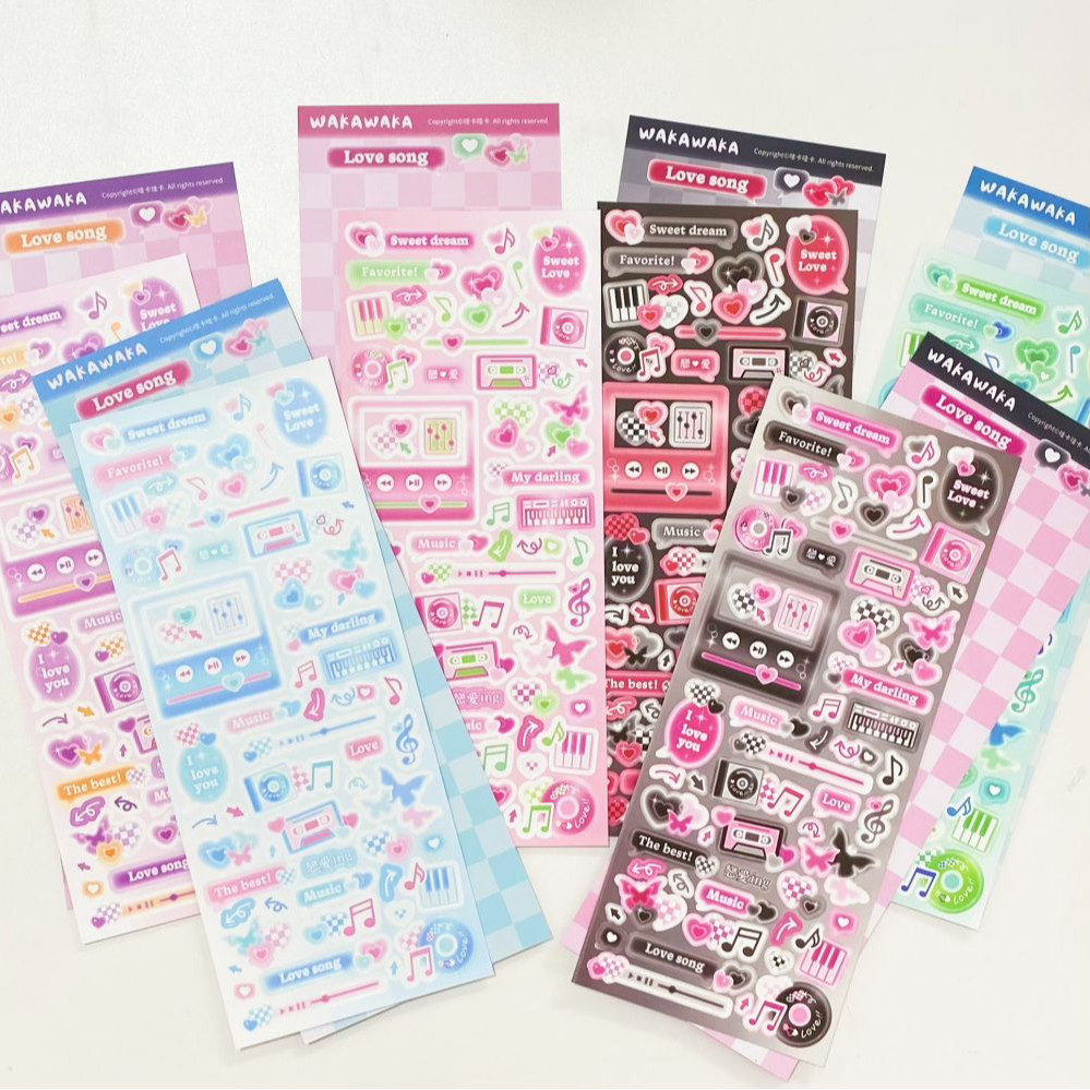 SCRAPBOOK Music Decorative STI - Glitter Vinyl Roll ulasan dan harga