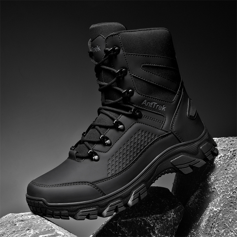 2025 New Tactical Boots Men Bo - Guipure Lace Panel ulasan dan harga