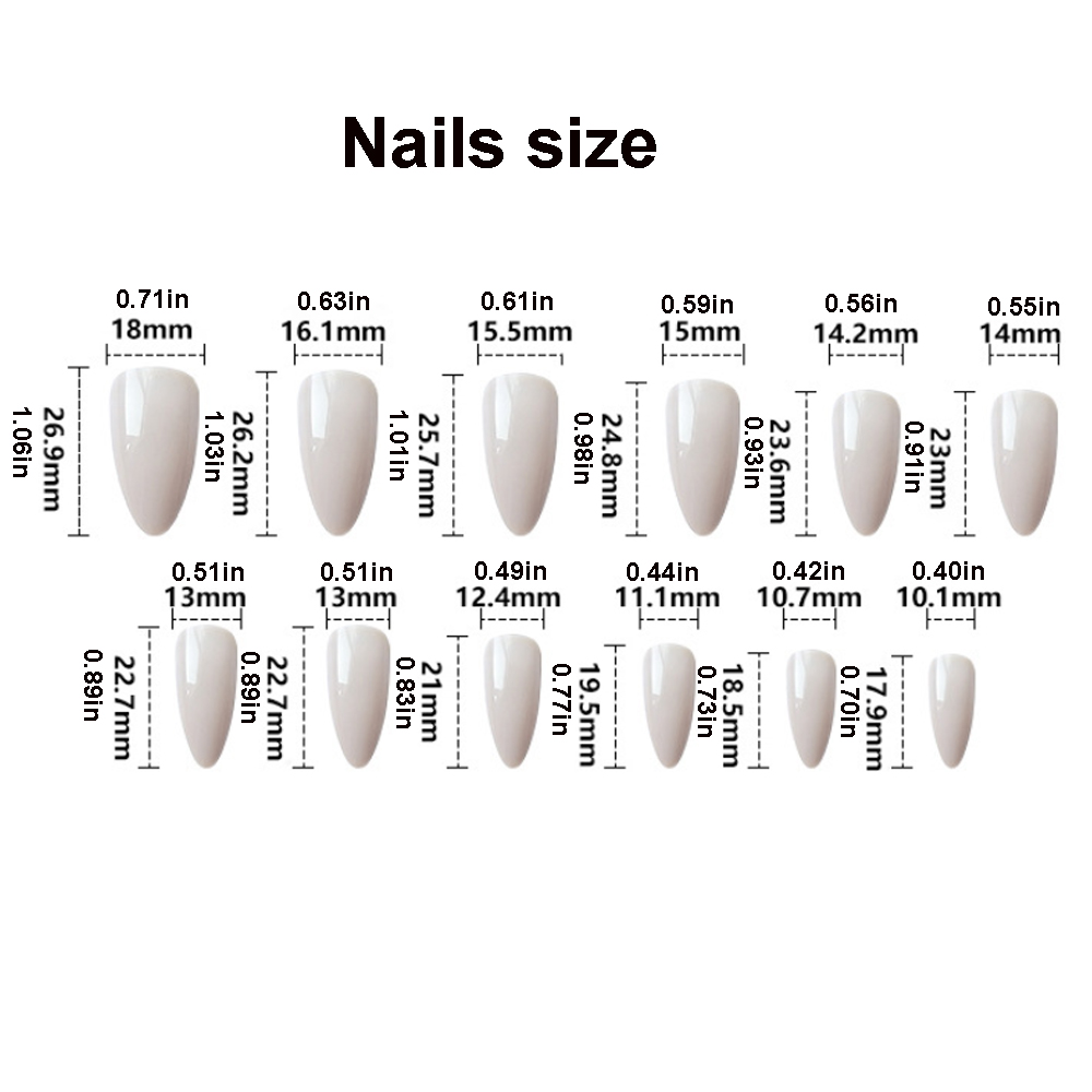3D Flowers Fake Nails with Glo - Embroidery Embellishments ulasan dan harga
