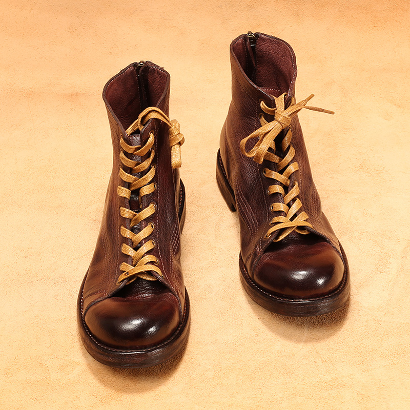 Men's High-top Goodyear-welted - Guipure Lace Panel ulasan dan harga