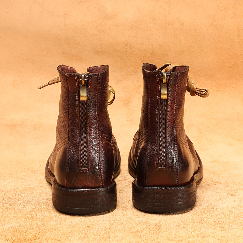 Men's High-top Goodyear-welted - Guipure Lace Panel ulasan dan harga