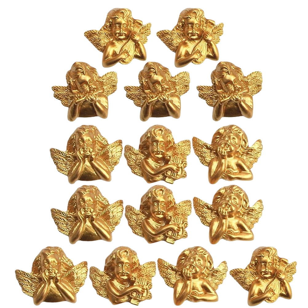 15pcs Resin Angel Accessories  - Craft Embellishments ulasan dan harga