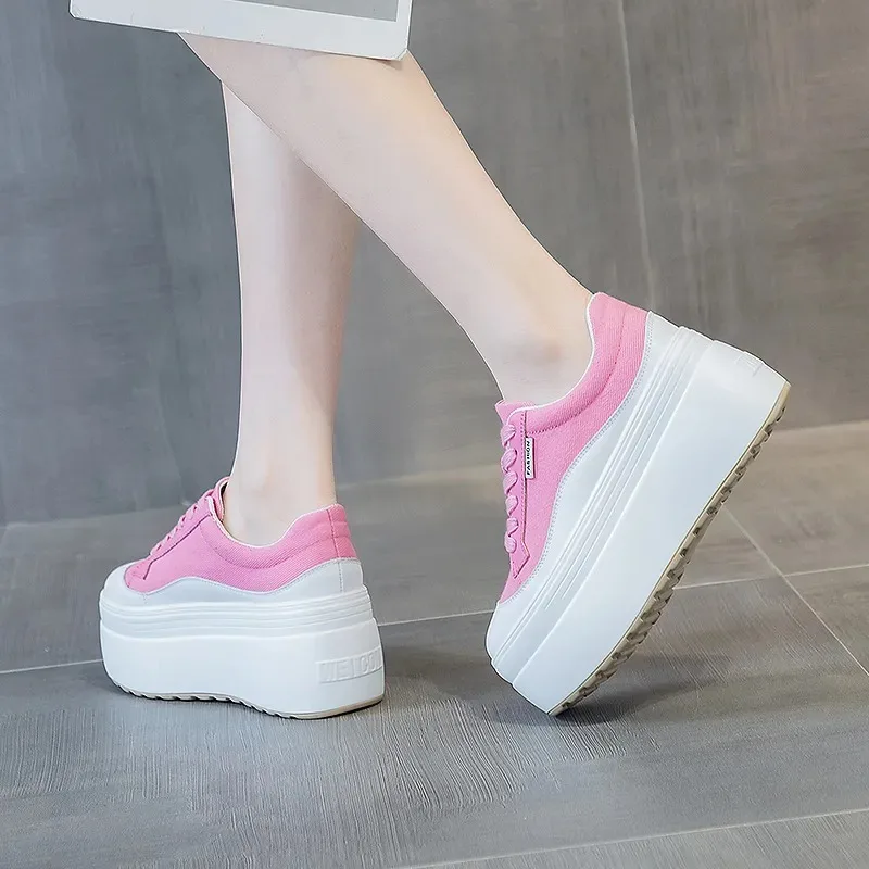 8cm New Canvas Genuine Leather - Guipure Lace Panel ulasan dan harga
